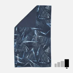 Nabaiji Microfibre Swimming Towel Size XL 110 X 175 Cm - Print