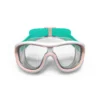 Nabaiji Swimming Pool Mask - Swimdow V2 Size L Clear Lenses - White Blue