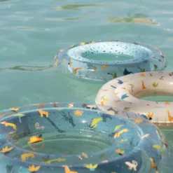 New ❤️ Nabaiji Swimming Kids' Inflatable Swim Ring 3-6 Years 51 Cm Beige SAVANNAH Print 🥰 62 Nabaiji Swimming Kids' Inflatable Swim Ring 3-6 Years 51 Cm Beige SAVANNAH Print