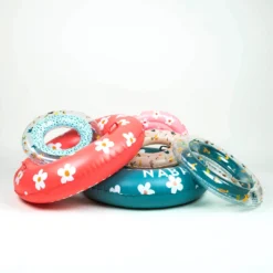 New ❤️ Nabaiji Swimming Kids' Inflatable Swim Ring 3-6 Years 51 Cm Beige SAVANNAH Print 🥰 57 Nabaiji Swimming Kids' Inflatable Swim Ring 3-6 Years 51 Cm Beige SAVANNAH Print