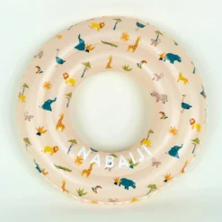 New ❤️ Nabaiji Swimming Kids' Inflatable Swim Ring 3-6 Years 51 Cm Beige SAVANNAH Print 🥰 51 Nabaiji Swimming Kids' Inflatable Swim Ring 3-6 Years 51 Cm Beige SAVANNAH Print