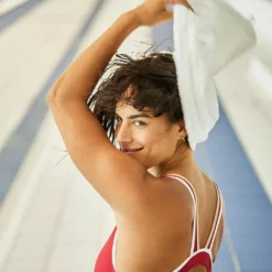 Nabaiji Soft Microfibre Hair Towel - Light Green Swimming