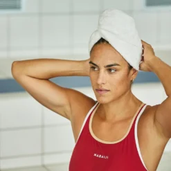 Nabaiji Soft Microfibre Hair Towel - Light Green Swimming