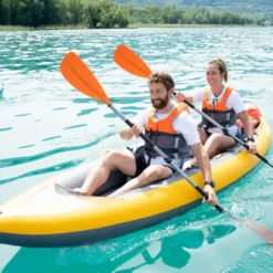 Coupon ⌛ Itiwit X100 Inflatable Dropstich Recreational Touring Sit-on-top Kayak 1 To 2 Person 430lb Kayaking ⭐ 136 Itiwit X100 Inflatable Dropstich Recreational Touring Sit-on-top Kayak 1 To 2 Person 430lb Kayaking