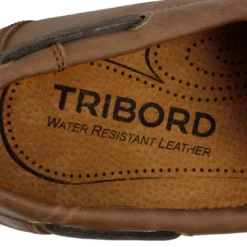 Sailing Tribord CR500, Leather Boat Shoes, Men's