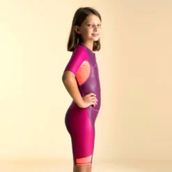 Nabaiji Kloupi Shorty, Swimming Wetsuit, Girls'