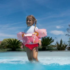 Nabaiji Tiswim, Adjustable Life Jacket With Arm Floaties, Kids' Swimming