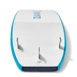 Surfing Decathlon Olaian 100 Foam Soft Surfboard 8'2 100L Concave W/ Handle Leash & Soft Edge Fins