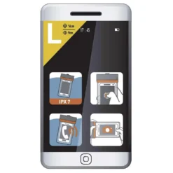 Decathlon Itiwit IPX8 Waterproof Phone Pouch 6.3''x3.5'' Kayaking