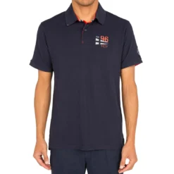 Tribord 100 Men's Sailing Polo Shirt - Dark Blue