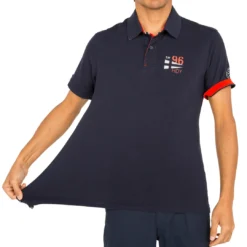 Tribord 100 Men's Sailing Polo Shirt - Dark Blue
