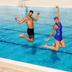 Nabaiji Swim Mesh Fabric Cap